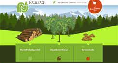 Desktop Screenshot of nauli-holz.ch